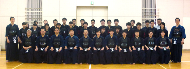 剣道部のメンバーの写真