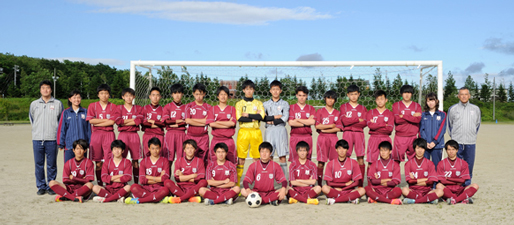 サッカー部のメンバーの写真